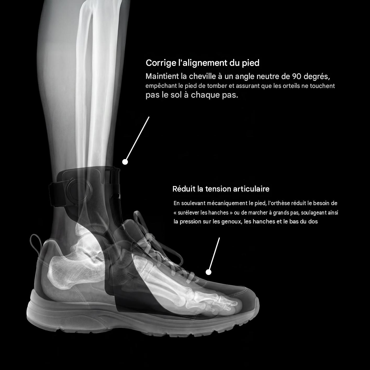 Orthèse AFO Cedrow pour pied tombant